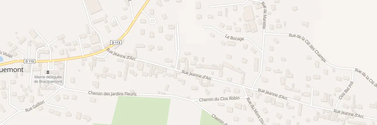 Plan du 13 Rue Jeanne d’Arc à Petit-Caux