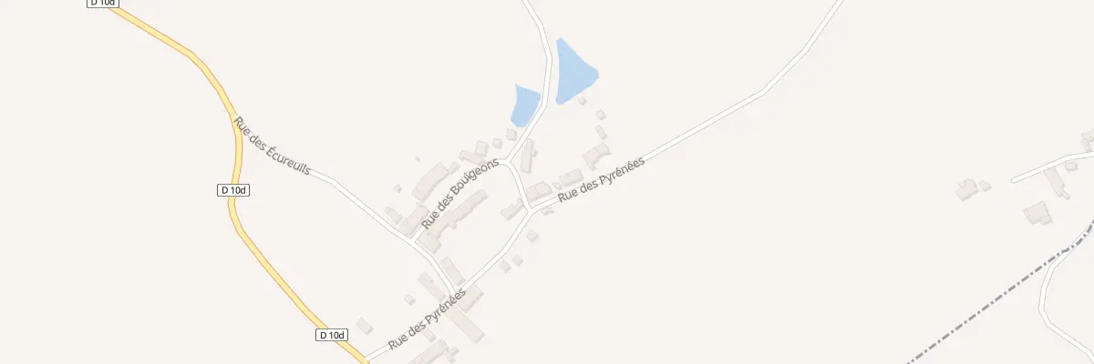 Plan du 8 Rue des Pyrénées à Thollet