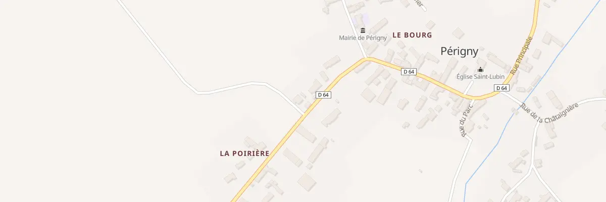Plan du 14 Rue Principale à Périgny