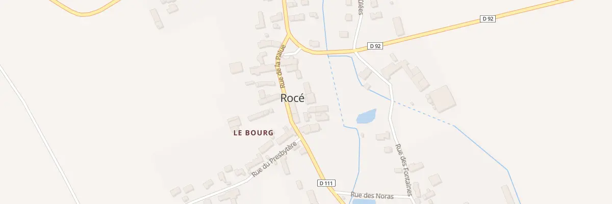 Plan du 3 Rue de la Palue à Rocé