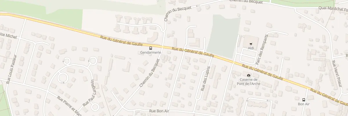 Plan du 2 Rue Jean de la Varende à Pont-de-l’Arche