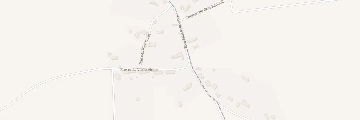 Plan du 2 Rue de la Vieille Vigne à Prudemanche