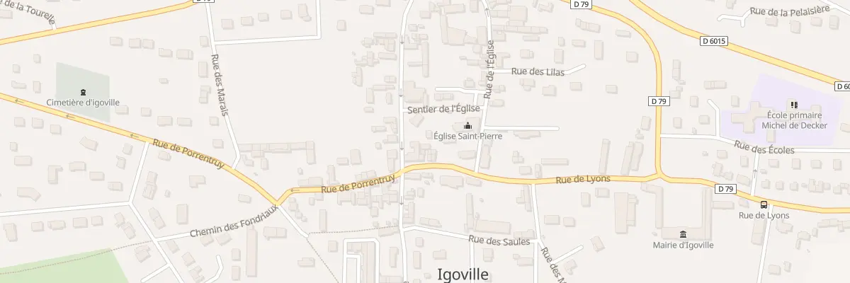Plan du 3 Rue de Lyons à Igoville