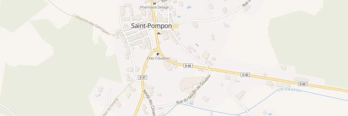 Plan du 85 Le Bourg à Saint-Pompon
