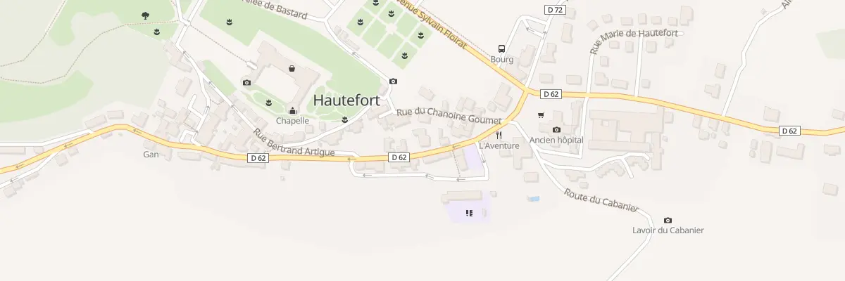 Plan du 116 Rue Bertran de Born à Hautefort