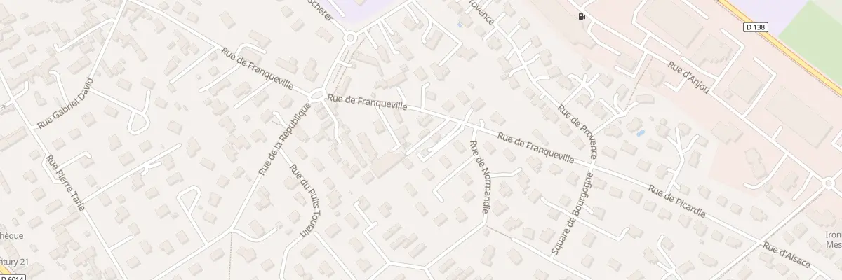 Plan du 3T Rue de Franqueville au Mesnil-Esnard