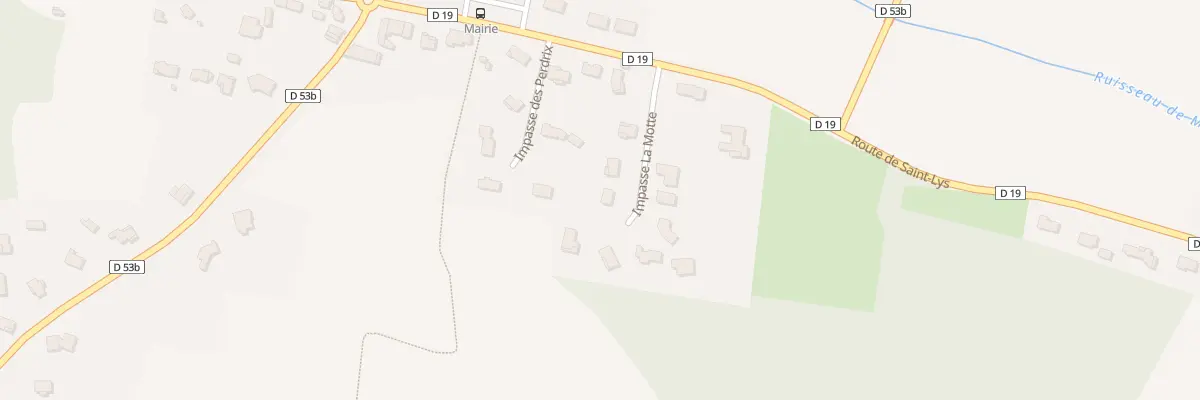 Plan du 5004 Village Sud à Saiguède