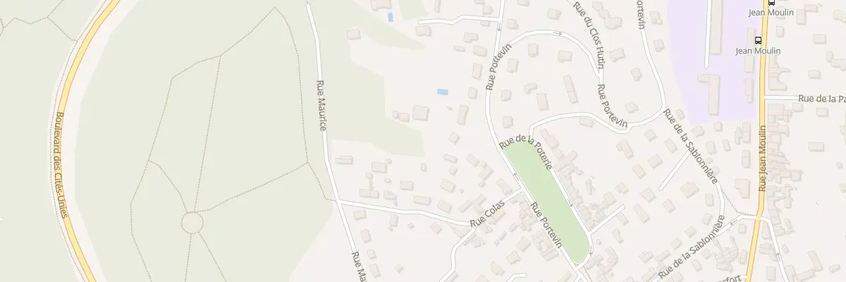 Plan du 36 Rue Portevin à Évreux