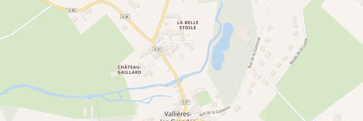 Plan du 2 Av de Verdun à Vallières-les-Grandes