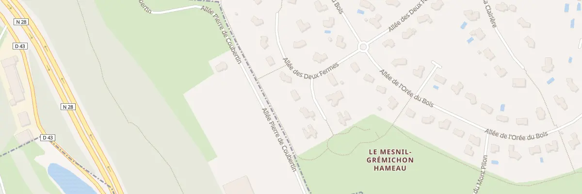 Plan du 119 All des Deux Fermes à Saint-Martin-du-Vivier