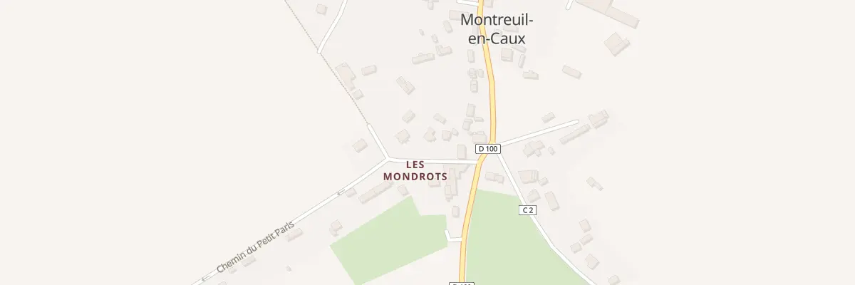Plan du 88 Che du Petit Paris à Montreuil-en-Caux