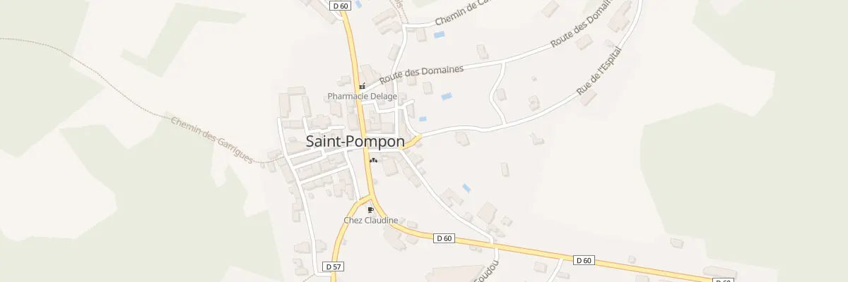 Plan du 127 Le Bourg à Saint-Pompon