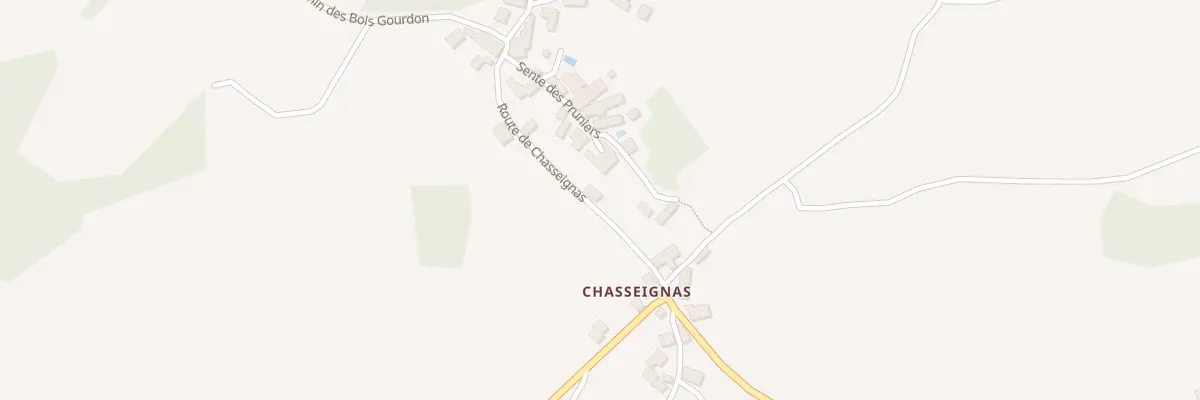 Plan du 39 Chasseignas à Nailhac