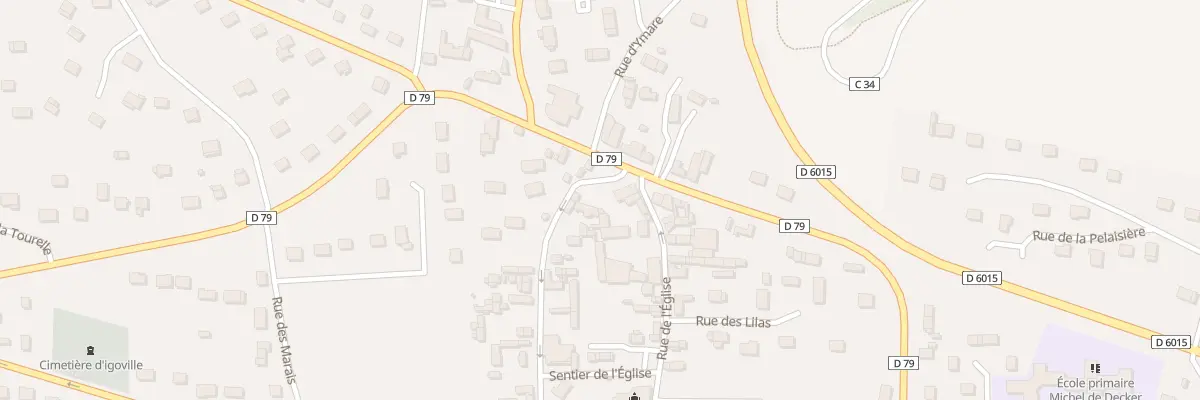 Plan du 2 Rue de la Ravine à Igoville