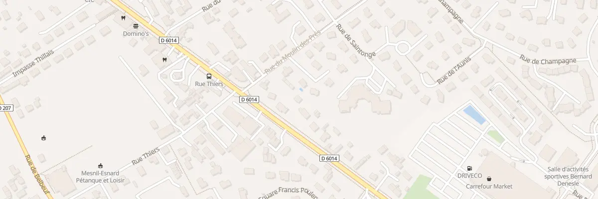 Plan du 42T Rte de Paris au Mesnil-Esnard