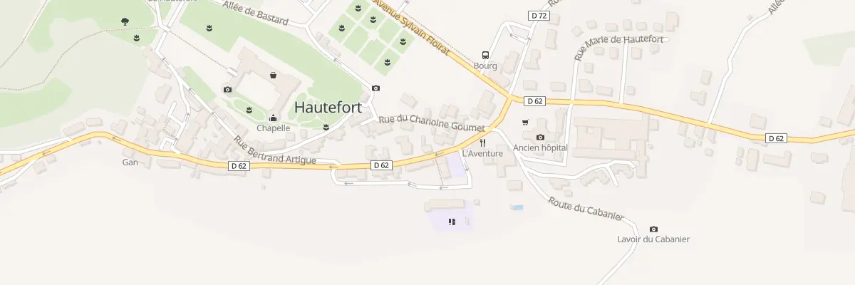Plan du 76 Rue Bertran de Born à Hautefort