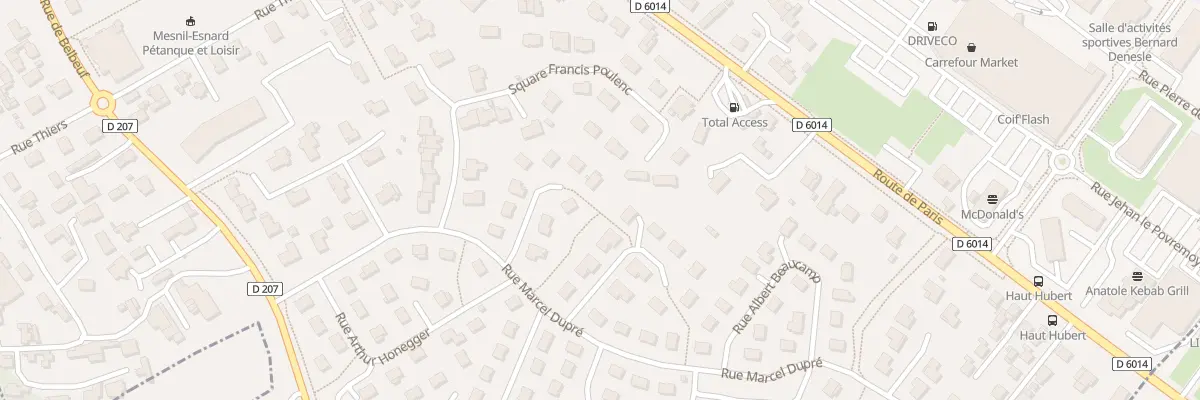 Plan du 8 Sq Albert Roussel au Mesnil-Esnard