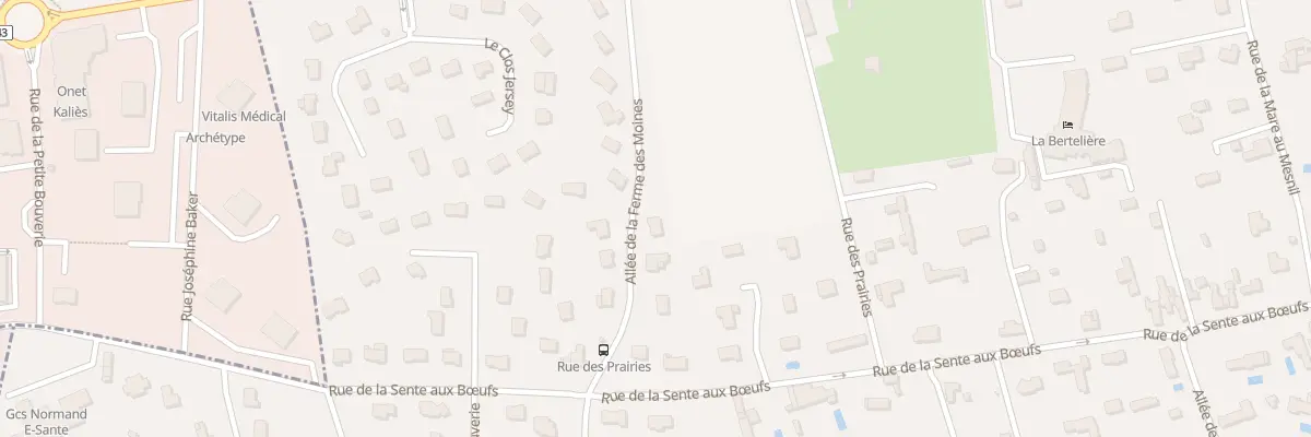 Plan du 197 All de la Ferme des Moines à Saint-Martin-du-Vivier
