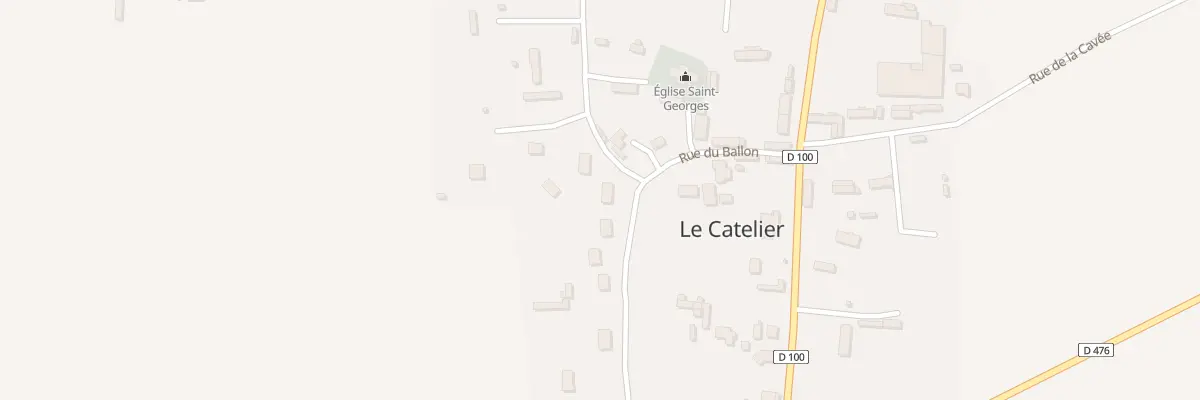 Plan du 10 Rue des Demoiselles au Catelier