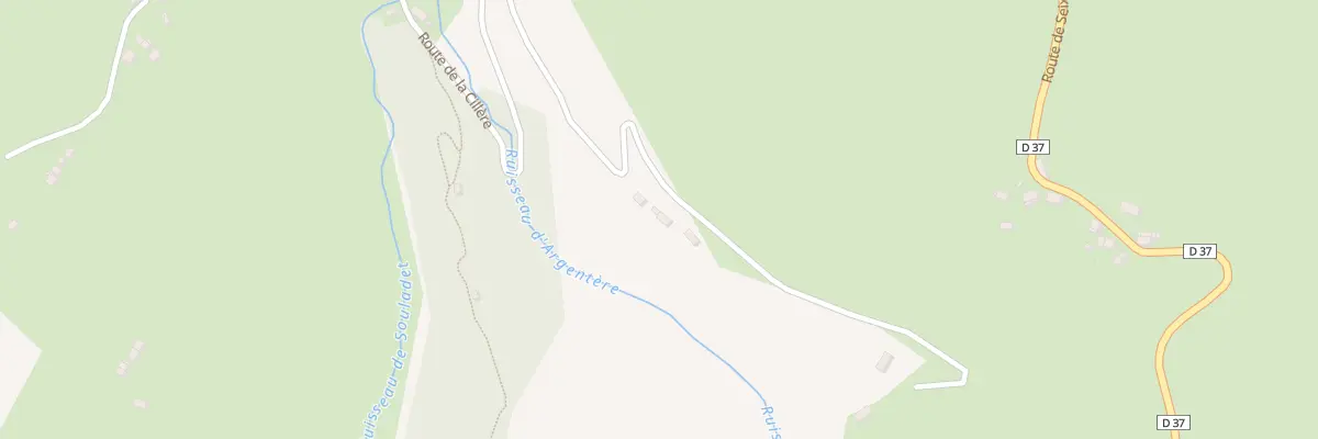Plan du 102 Soulane à Alos