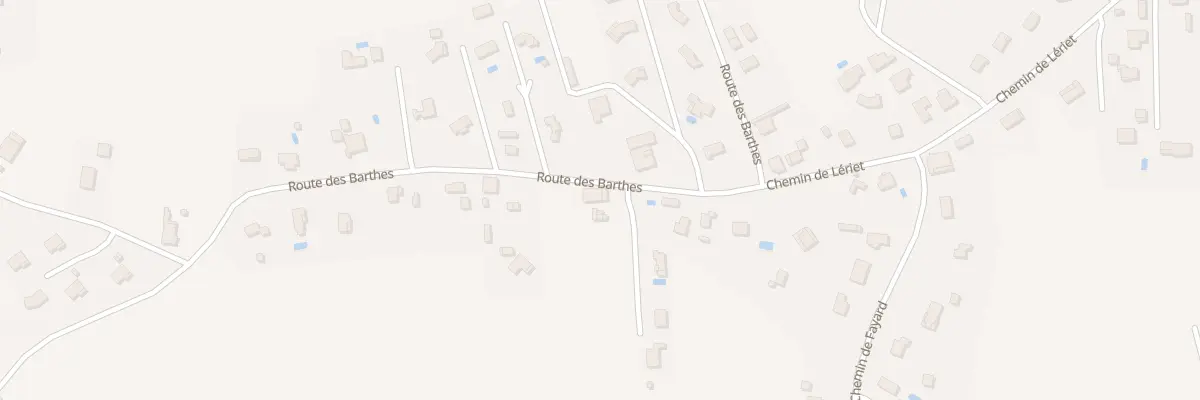 Plan du 2436 Rte des Barthes à Castelsarrasin