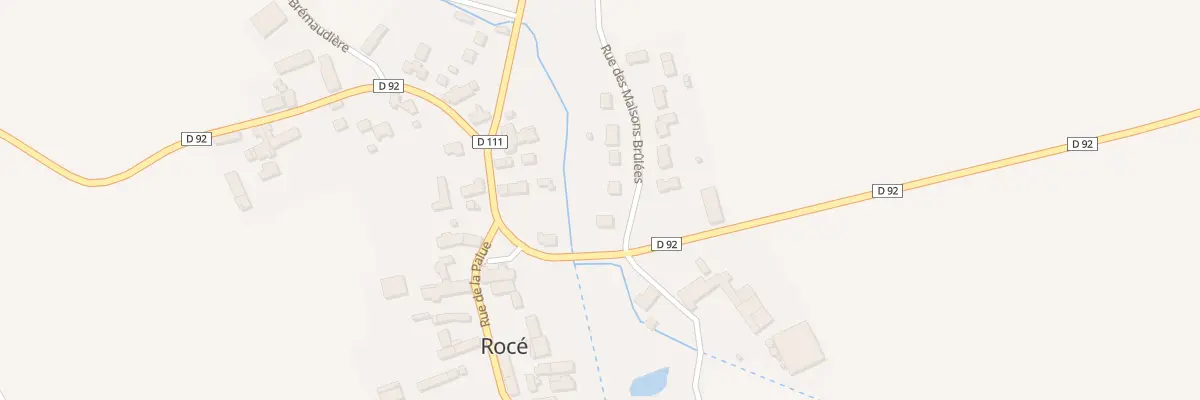 Plan du 3 Rue des Maisons Brulées à Rocé