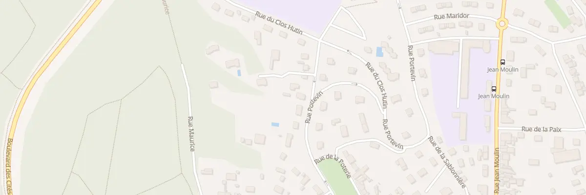 Plan du 28 Rue Portevin à Évreux