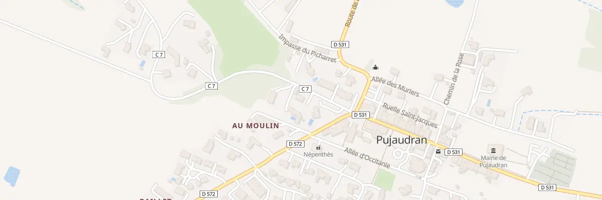 Plan du 79 Che de Saint Jacques à Pujaudran