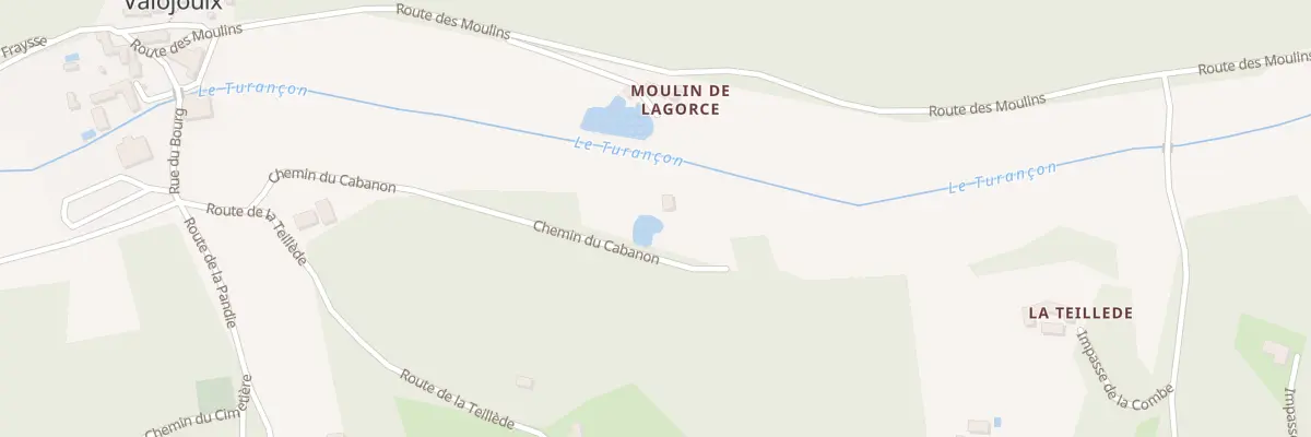 Plan du 309 Che du Cabanon à Valojoulx