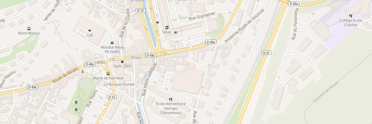 Plan du 15B Rue Sadi Carnot à Darnétal
