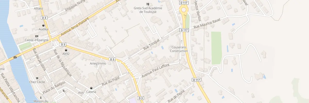 Plan du 6 Rue Trinqué à Saint-Girons
