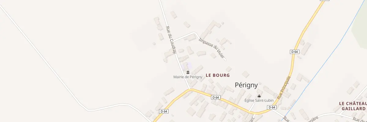 Plan du 5 Rue du Coudray à Périgny