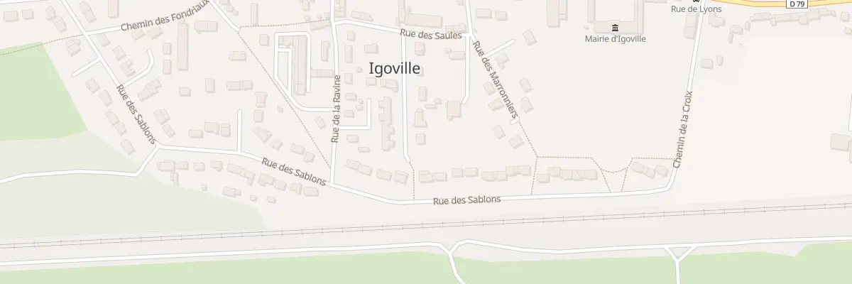 Plan du 12 Rue des Saules à Igoville