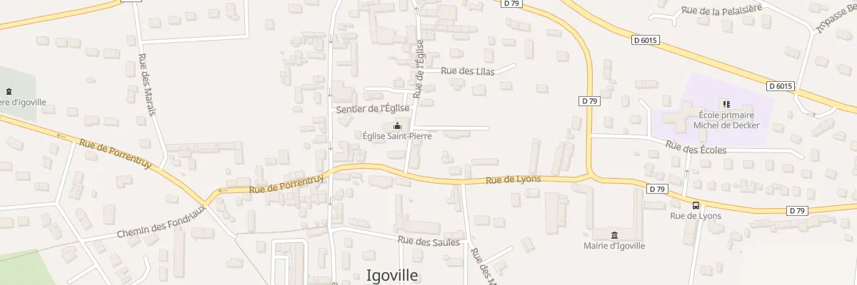 Plan du 2B Rue de l’Eglise à Igoville