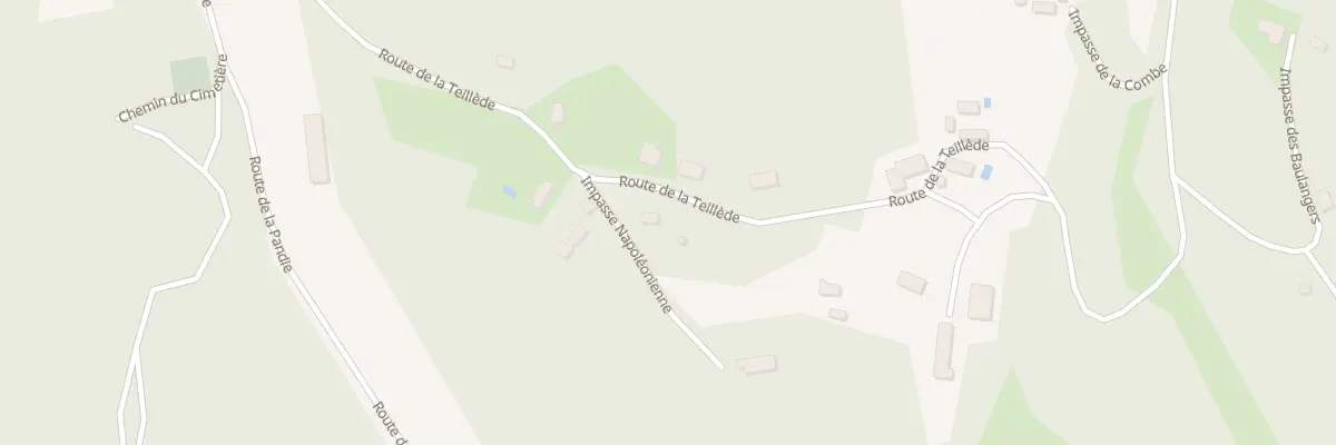 Plan du 23 Imp Napoléonienne à Valojoulx