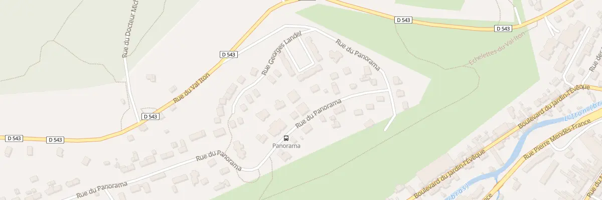 Plan du 71 Rue du Panorama à Évreux