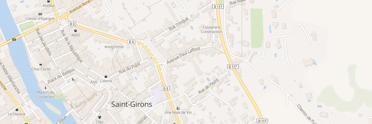 Plan du 6 Av Paul Laffont à Saint-Girons