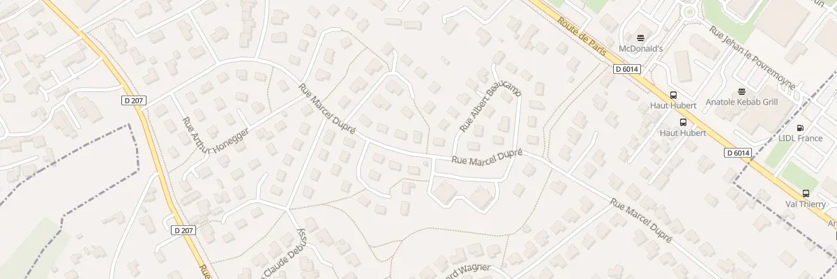 Plan du 69 Rue Marcel Dupré au Mesnil-Esnard