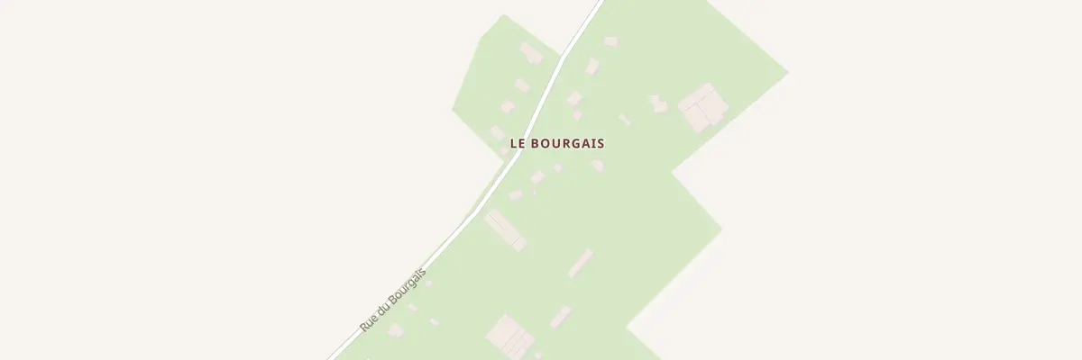 Plan du 7020 Le Bourgais à Authieux-Ratiéville