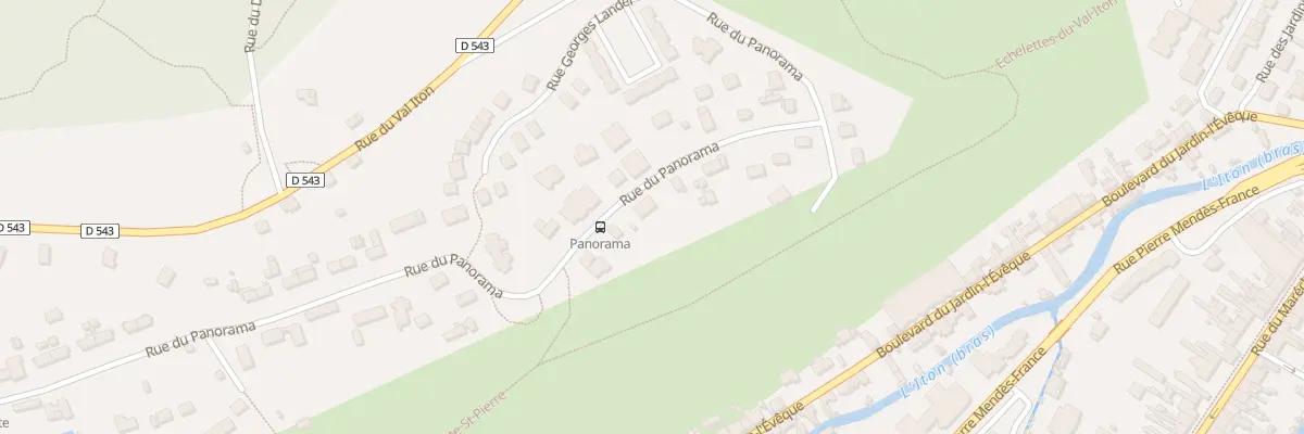 Plan du 56 Rue du Panorama à Évreux