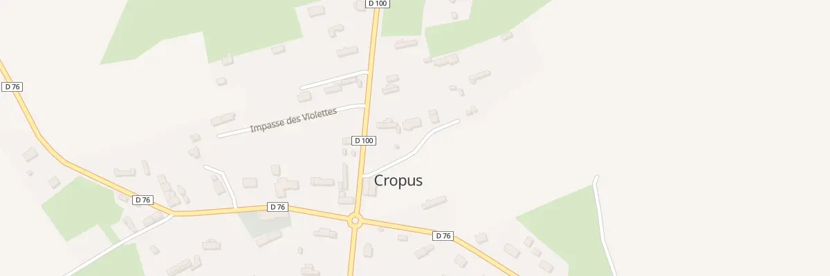 Plan du 55 Che du Chant des Oiseaux à Cropus