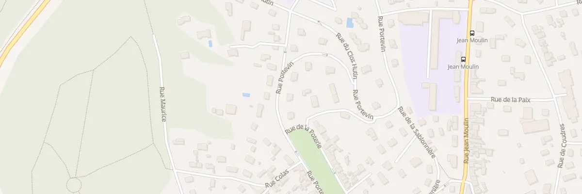Plan du 55 Rue Portevin à Évreux