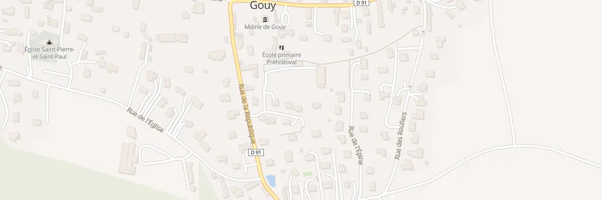 Plan du 4 Res des Perelles à Gouy