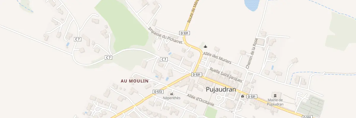 Plan du 48 Che de Saint Jacques à Pujaudran