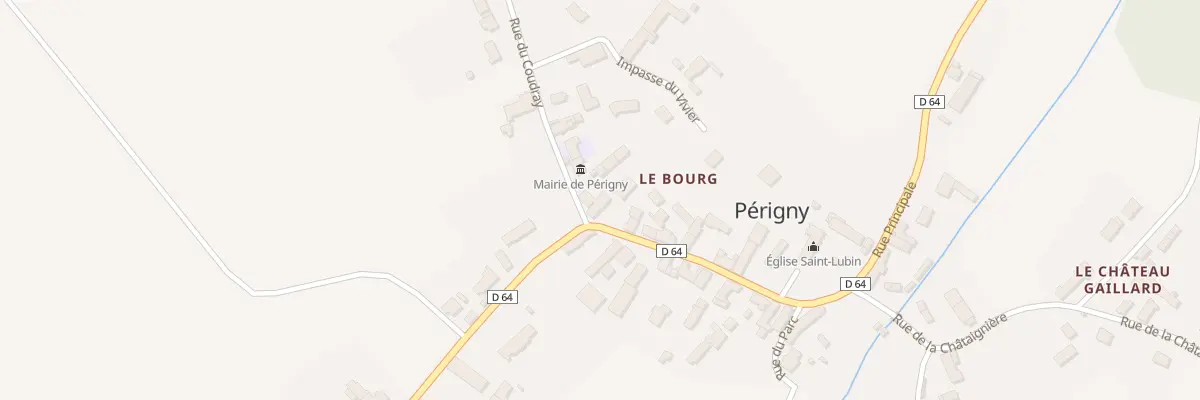 Plan du 60 Le Bourg à Périgny