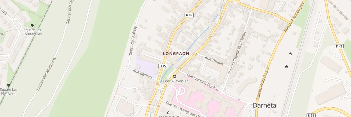 Plan du 90B Rue de Longpaon à Darnétal