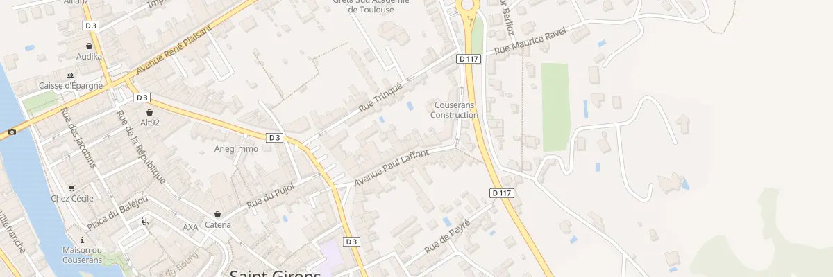 Plan du 19B Av Paul Laffont à Saint-Girons