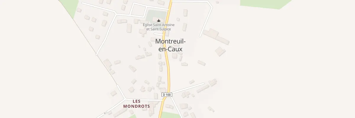 Plan du 494 Rue de l’Eglise à Montreuil-en-Caux