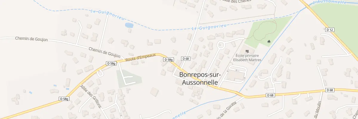 Plan du 12 Rte d’Empeaux à Bonrepos-sur-Aussonnelle
