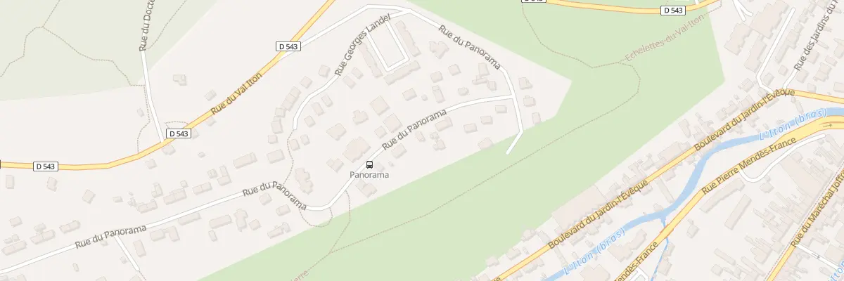 Plan du 58 Rue du Panorama à Évreux
